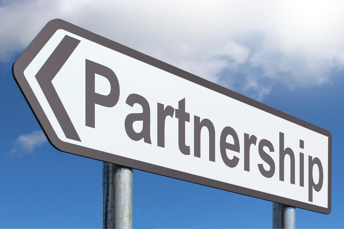 Partnership sign